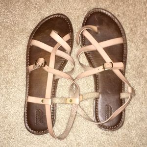Blush pink/nude sandals